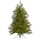 4ft. Pre-Lit Cambridge Spruce Flat Back Artificial Christmas Tree with Warm White Multifunction LED Lights